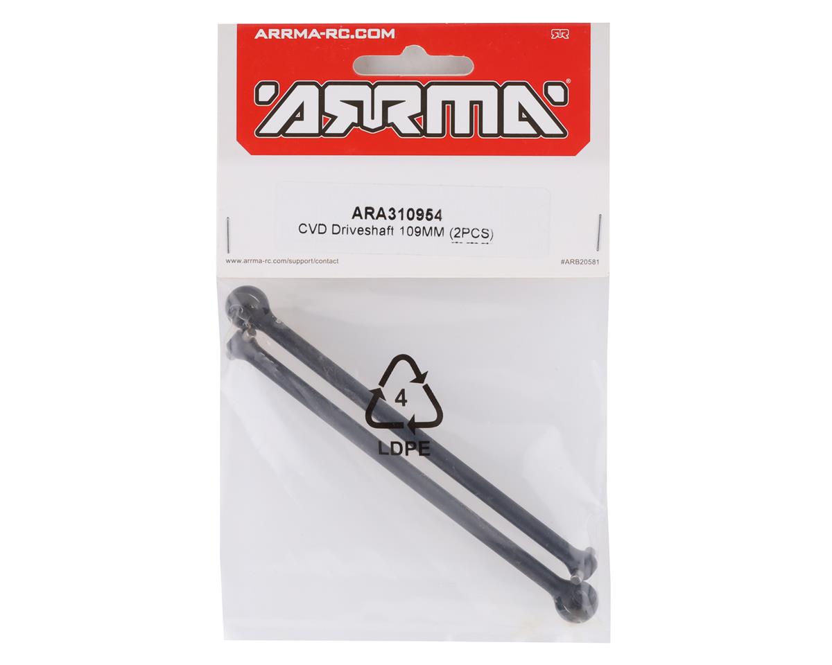 ARA310954 Arrma CVD Driveshaft 109mm, 2 Pieces, Mojave, AR310954 ARRMA