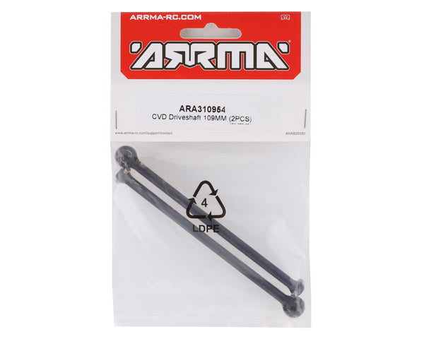 ARA310954 Arrma CVD Driveshaft 109mm, 2 Pieces, Mojave, AR310954