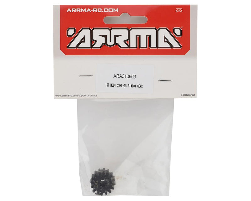 ARA310963 Arrma 16T Mod 1 Pinion Gear, 8S BLX, AR310963