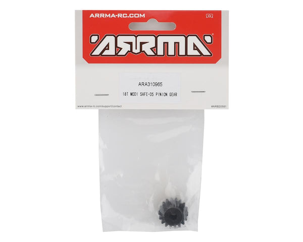 ARA310965 Arrma 18T Mod 1 Pinion Gear, 8S BLX, AR310965