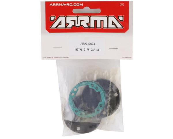 ARA310974 Arrma Metal Diff Cap Set, AR310974