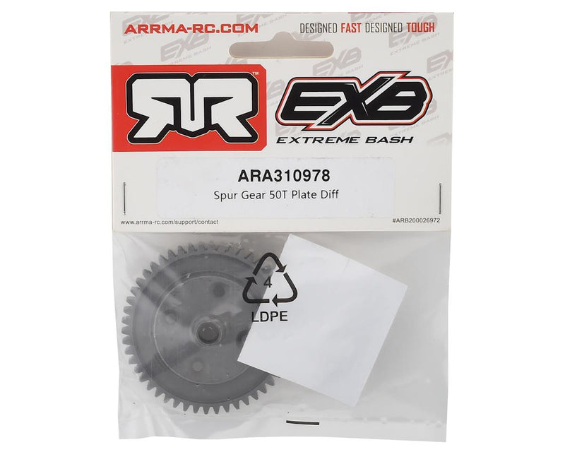 ARA310978 Arrma Spur Gear 50T Plate Diff for 29mm Diff Case, AR310978