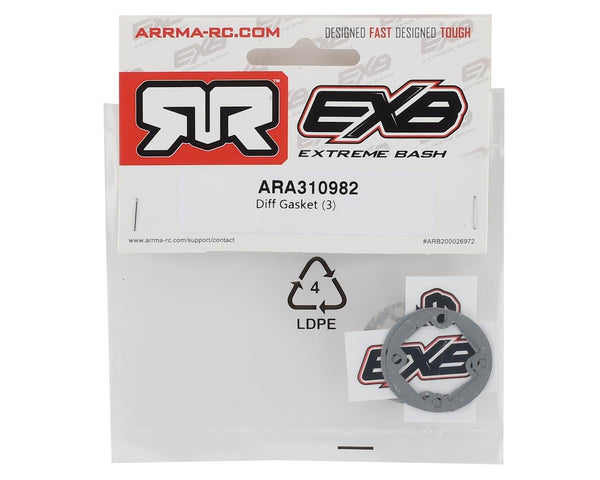 ARA310982 Arrma Diff Gasket for 29mm Diff Case, 3pcs, AR310982