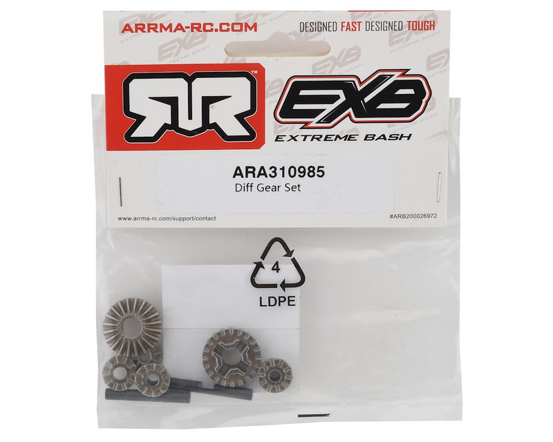 ARA310985 Arrma Diff Gear Set for 29mm Diff Case, AR310985