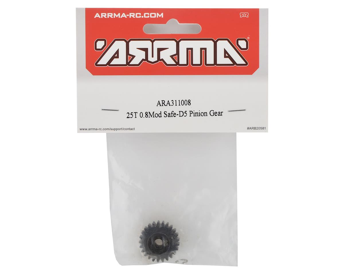 ARA311008 Arrma 25T 0.8Mod Safe-D5 Pinion Gear, AR311008 ARRMA