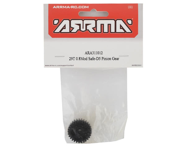 ARA311012 Arrma 29T 0.8Mod Safe-D5 Pinion Gear, AR311012