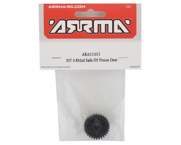 ARA311013 Arrma 30T 0.8Mod Safe-D5 Pinion Gear, AR311013