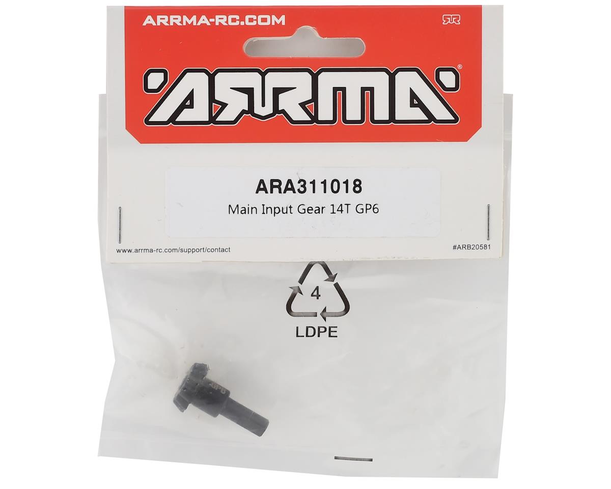 ARA311018 Arrma Main Input Gear, 14T, GP6, AR311018 ARRMA