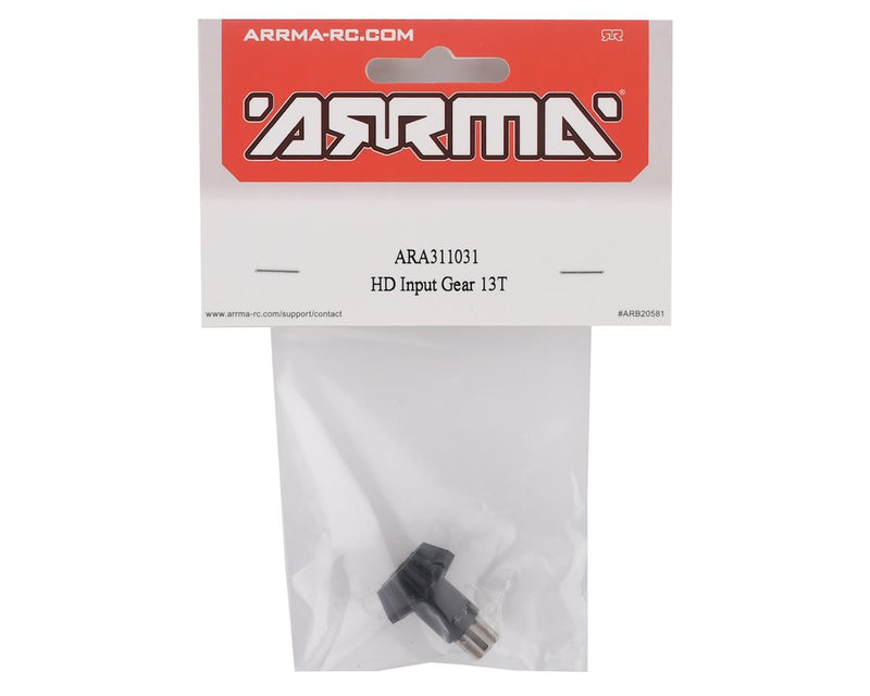 ARA311031 Arrma HD Input Gear 13T 4x4 775 BLX, AR310873, ARAC5063