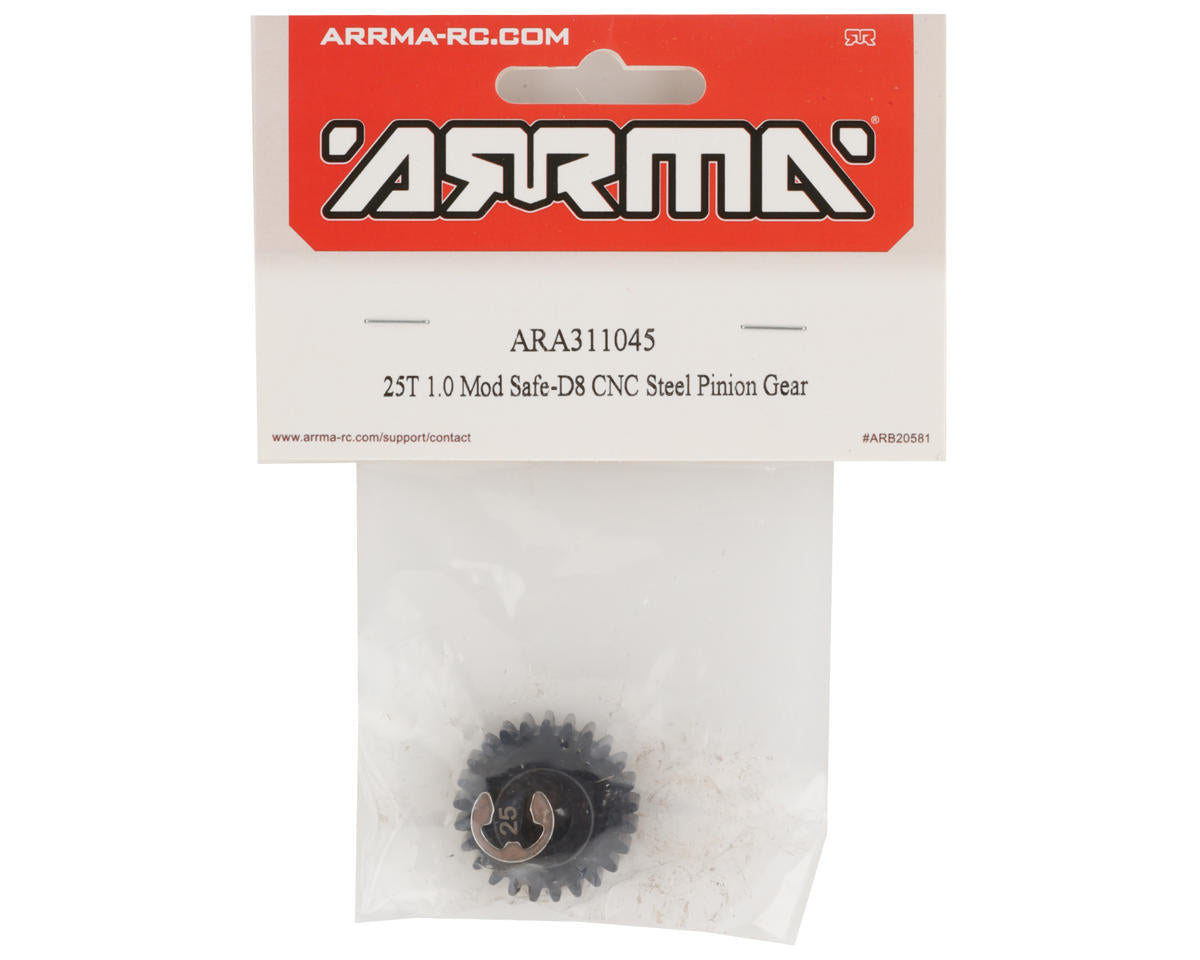 ARA311045 Arrma 25T Mod1 Safe-D8 Pinion Gear, AR311045 ARRMA
