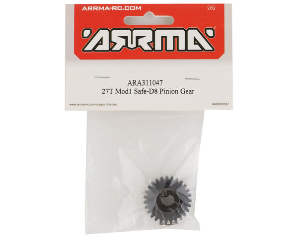 ARA311047 Arrma 27T Mod1 Safe-D8 Pinion Gear, AR311047