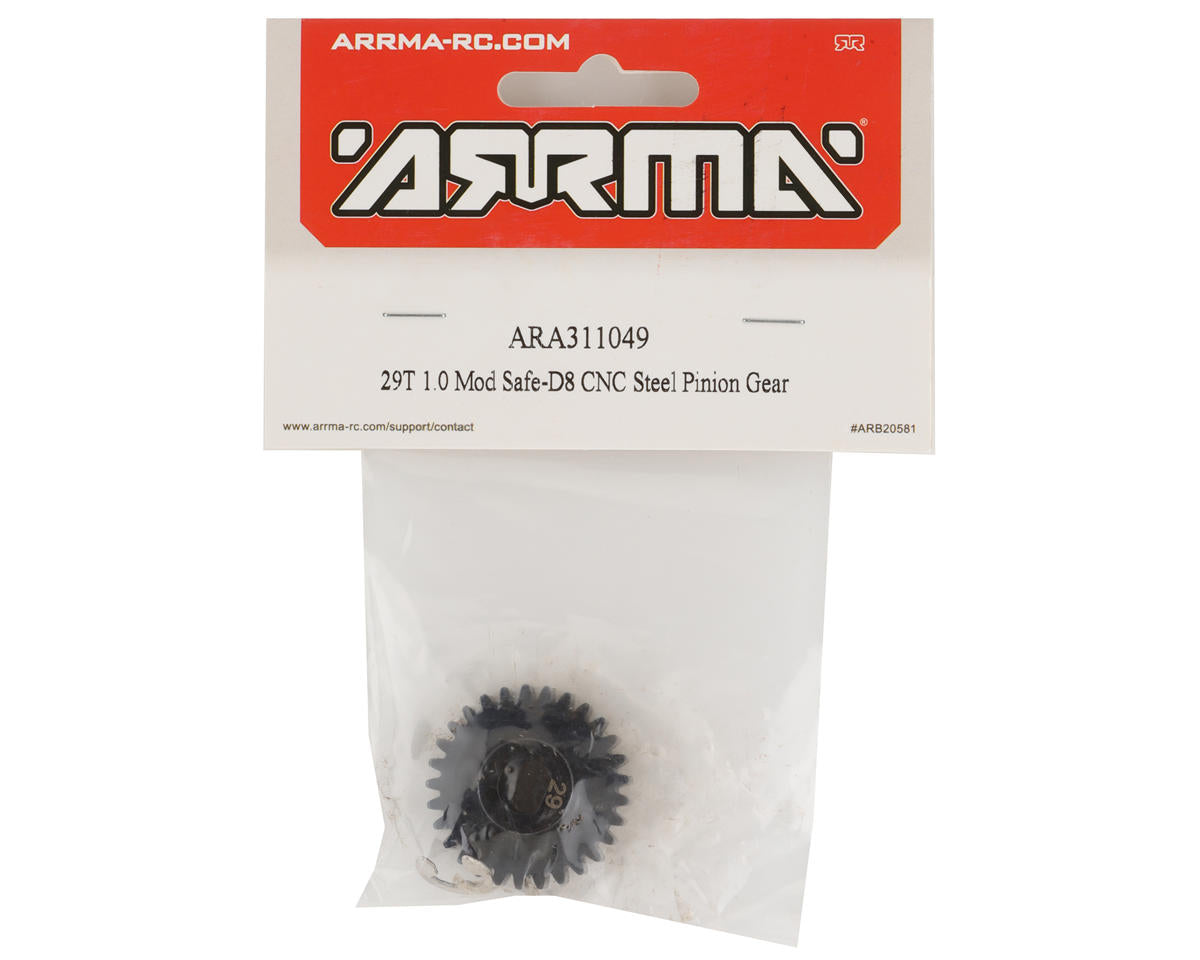 ARA311049 Arrma 29T Mod1 Safe-D8 Pinion Gear, AR311049 ARRMA