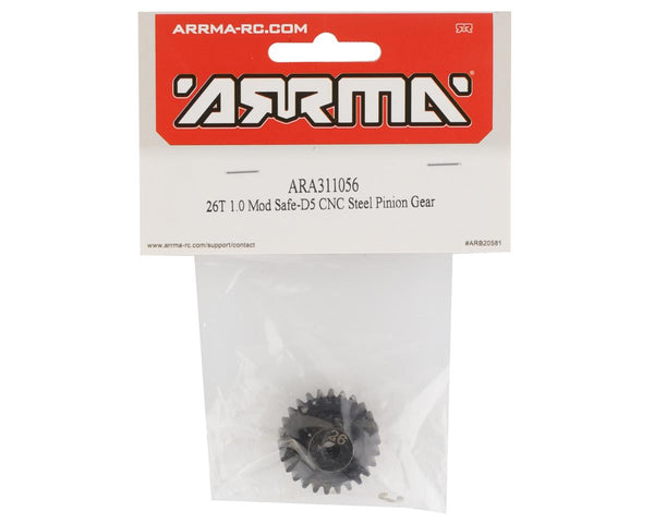 ARA311056 Arrma 26T Mod 1 Safe-D5 Pinion Gear, AR311056