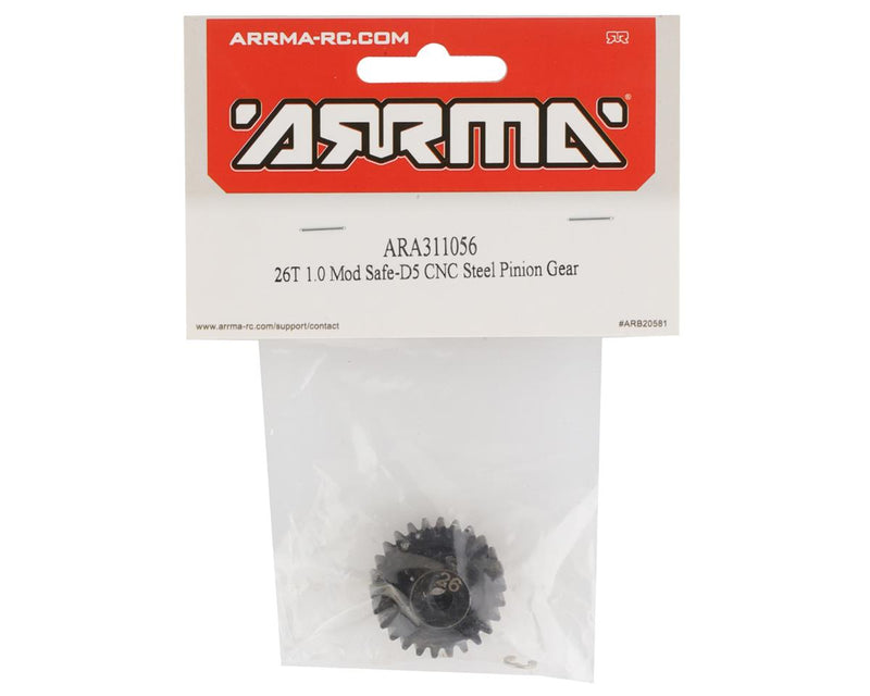 ARA311056 Arrma 26T Mod 1 Safe-D5 Pinion Gear, AR311056