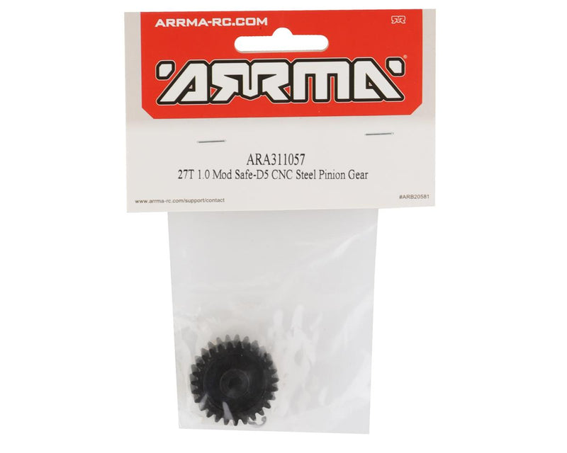 ARA311057 Arrma 27T Mod 1 Safe-D5 Pinion Gear, AR311057