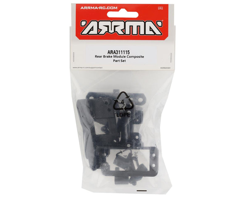 ARA311115 Arrma Rear Brake Module Composite Part Set, AR311115