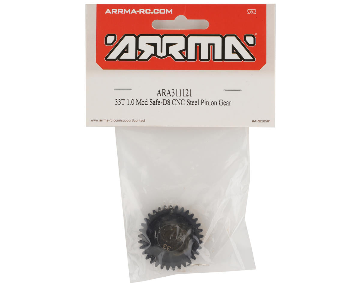 ARA311121 Arrma 33T Mod1 Safe-D8 Pinion Gear ARRMA