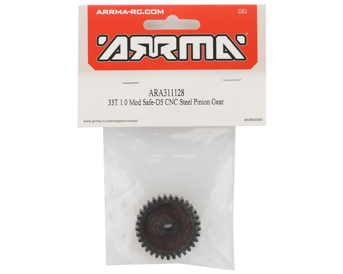 ARA311128 Arrma 33T Mod1 Safe-D5 Pinion Gear ARRMA