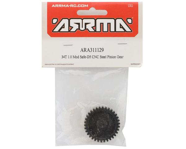 ARA311129 Arrma 34T Mod1 Safe-D5 Pinion Gear