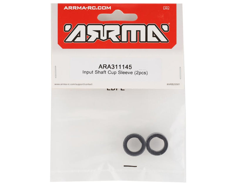 ARA311145 Arrma Input Shaft Cup Sleeve, 2pcs, AR311145