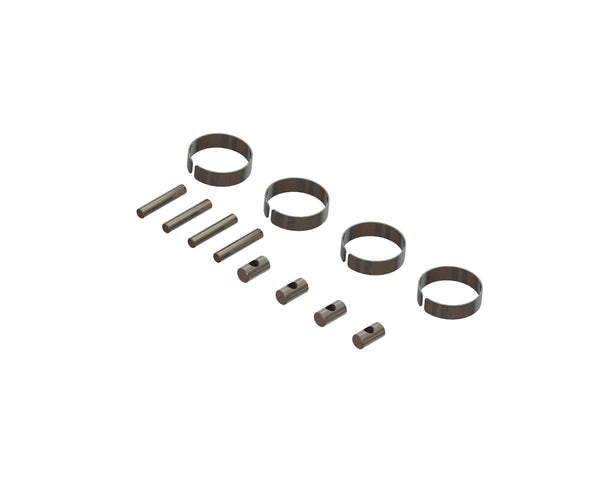 ARA311150 Arrma CVD Driveshaft Metal Fittings, 2pcs