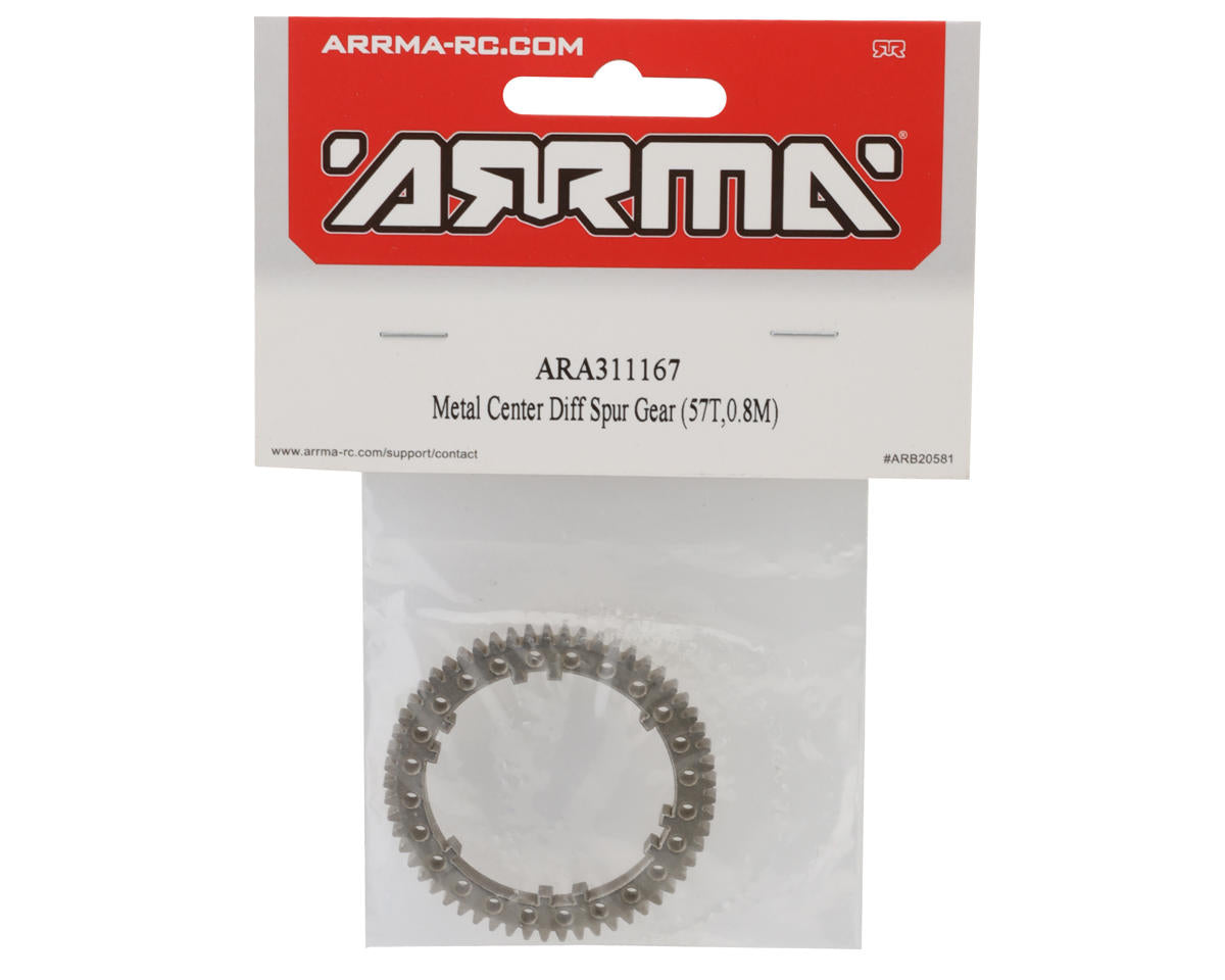 ARA311167 Arrma 57T 0.8M Metal Spur Gear, Mojave 4S ARRMA