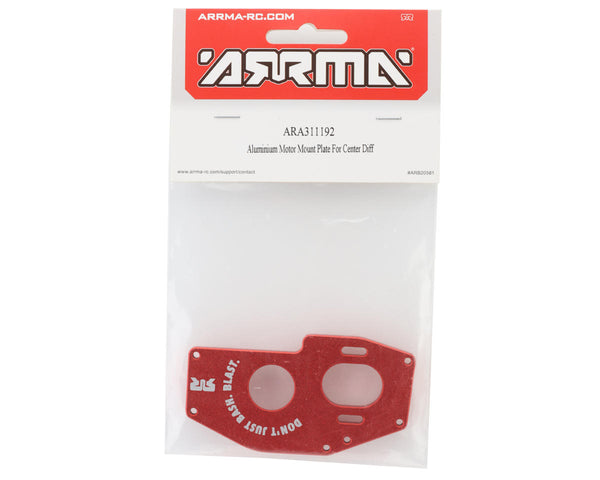 ARA311192 Arrma Aluminium Motor Mount Plate For Center Diff, Mojave 4S