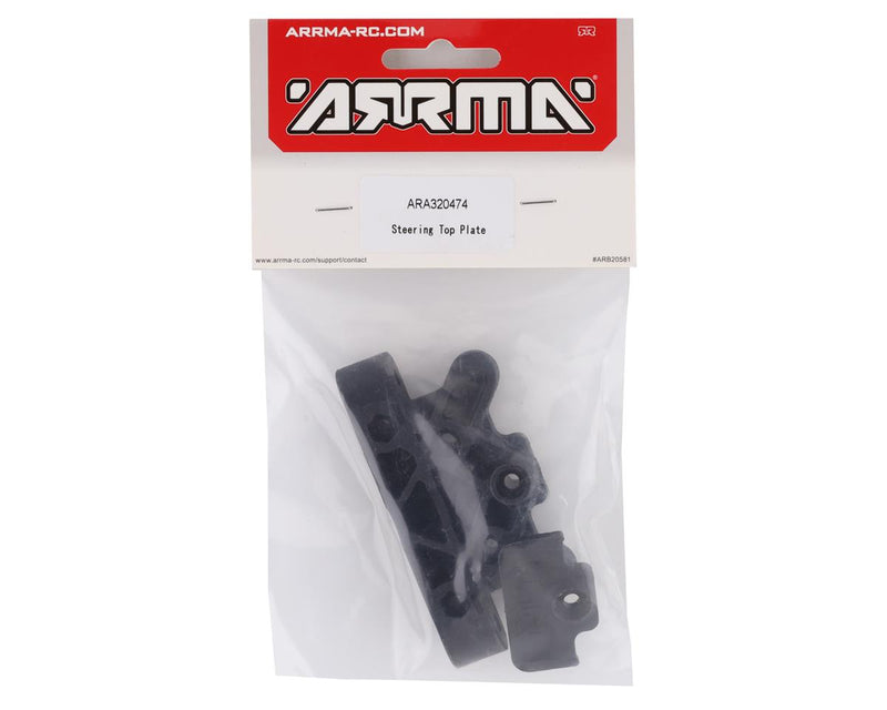 ARA320474 Arrma Steering Top Plate, 8S BLX, AR320474