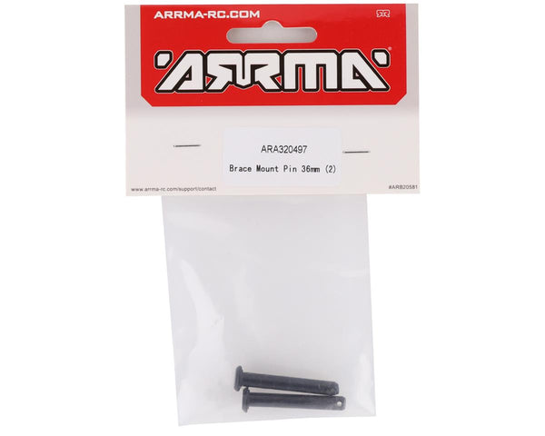 ARA320497 Arrma Brace Mount Pin 36mm, 2pcs, 8S BLX, AR320497