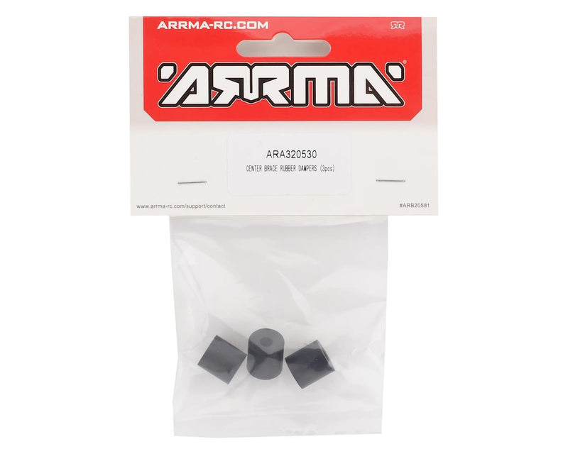 ARA320530 Arrma Center Brace Rubber Dampers (3), AR320530