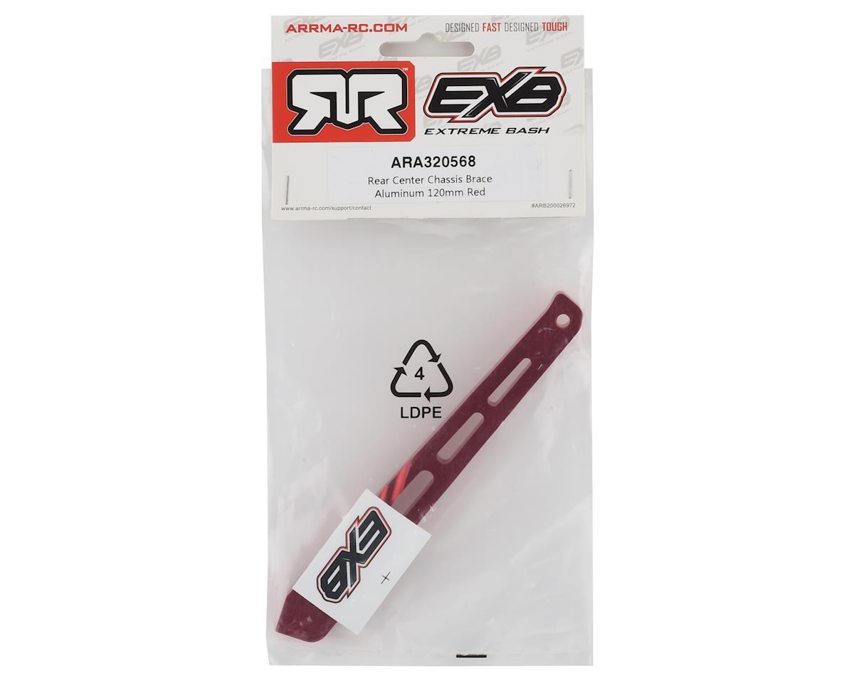 ARA320568 Arrma Rear Center Chassis Brace Aluminium 120mm Red, AR320568 ARRMA
