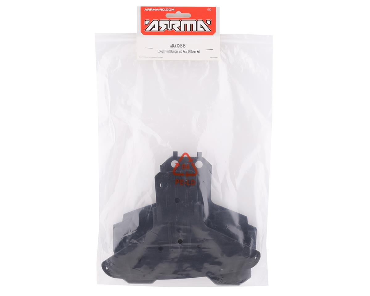 ARA320585 Arrma Lower Front Bumper and Rear Diffuser Set, AR320585 ARRMA