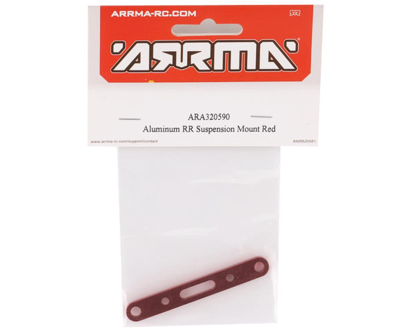 ARA320590 Arrma Aluminum RR Suspension Mount Red, AR320590