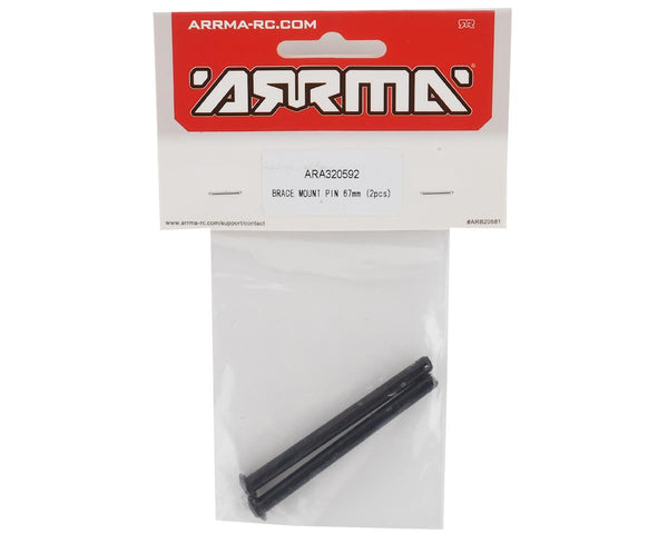 ARA320592 Arrma Brace Mount Pin 67mm, 2pcs, AR320592