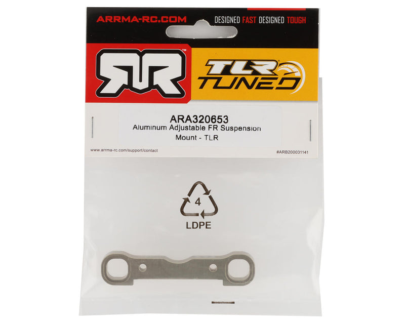 ARA320653 Arrma TLR Tuned Adjustable Aluminium FR Suspension Mount, AR320653