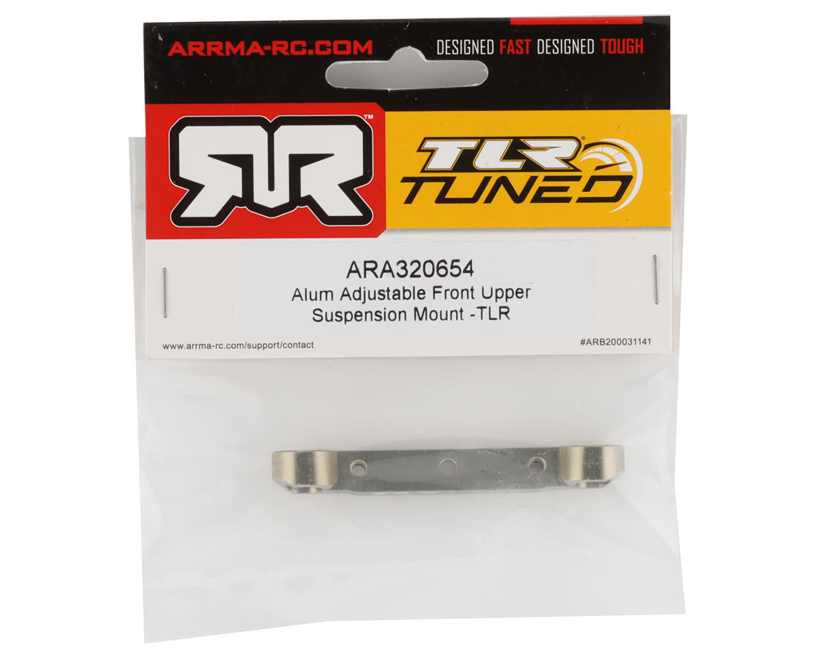 ARA320654 Arrma TLR Tuned Adjustable Aluminium Front Upper Suspension Mount, AR320654 ARRMA