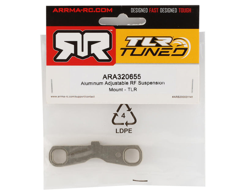 ARA320655 Arrma TLR Tuned Adjustable Aluminium RF Suspension Mount, AR320655