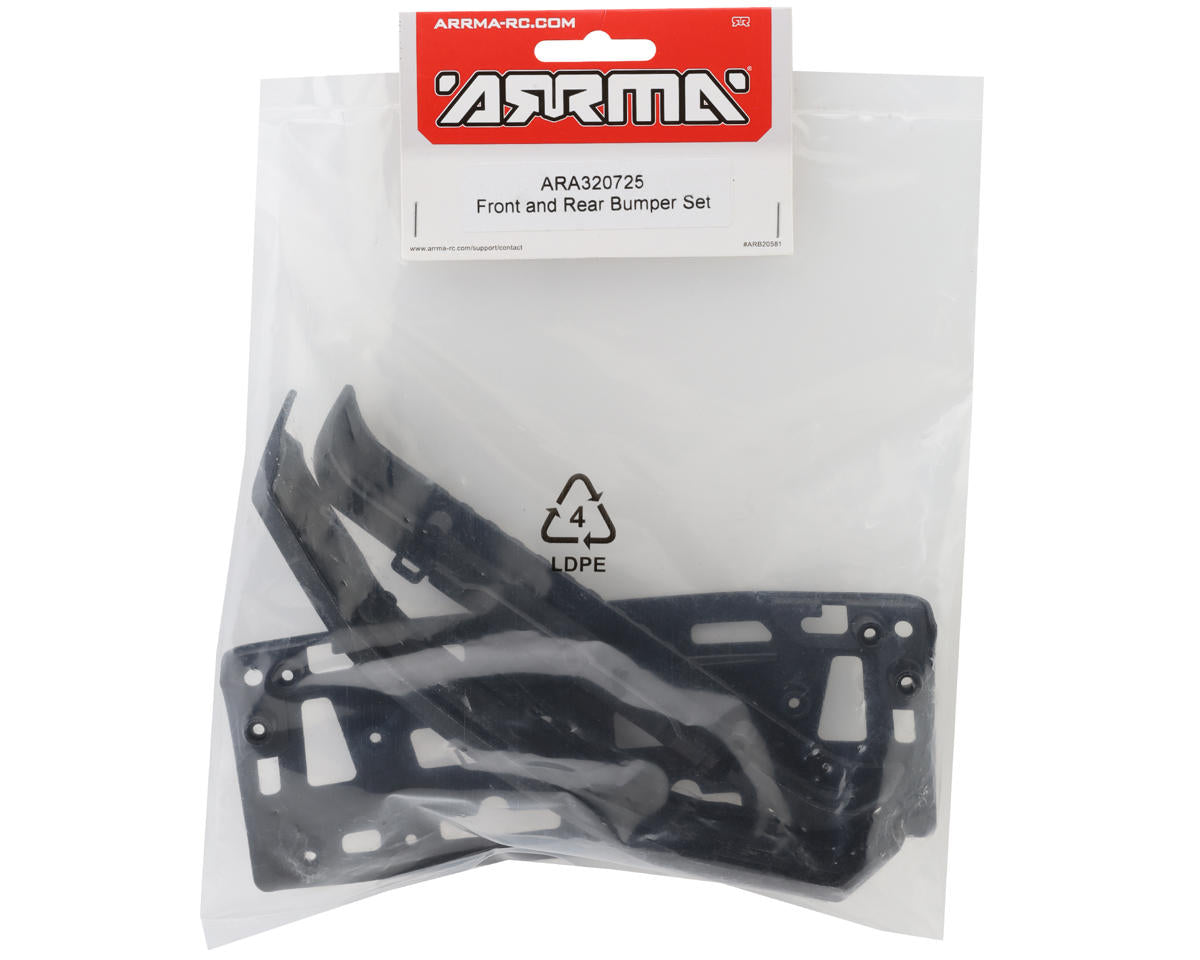 ARA320725 Arrma Front and Rear Bumper Set, Big Rock 6S ARRMA