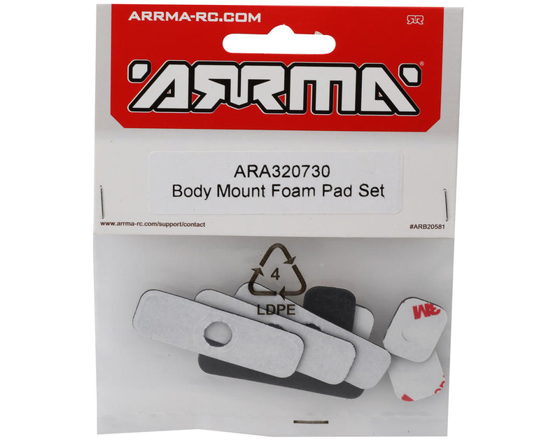 ARA320730 Arrma Body Mount Foam Pad Set, Big Rock 6S