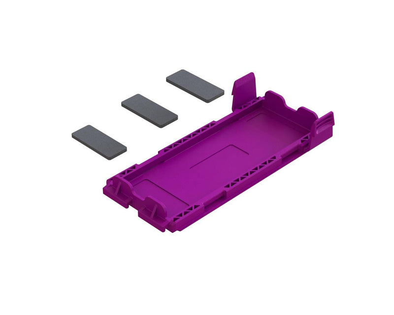 ARA320771 Arrma Battery Door Set, Purple, Gorgon