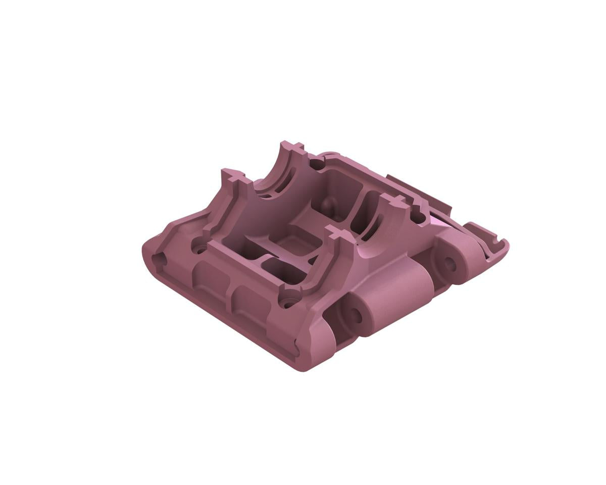 ARA320784 Arrma Rear Lower Skid/Gearbox Mount, Pink, Gorgon ARRMA