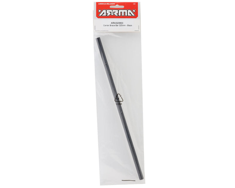 ARA320800 Arrma Black 325mm Center Brace Bar, Big Rock 6S