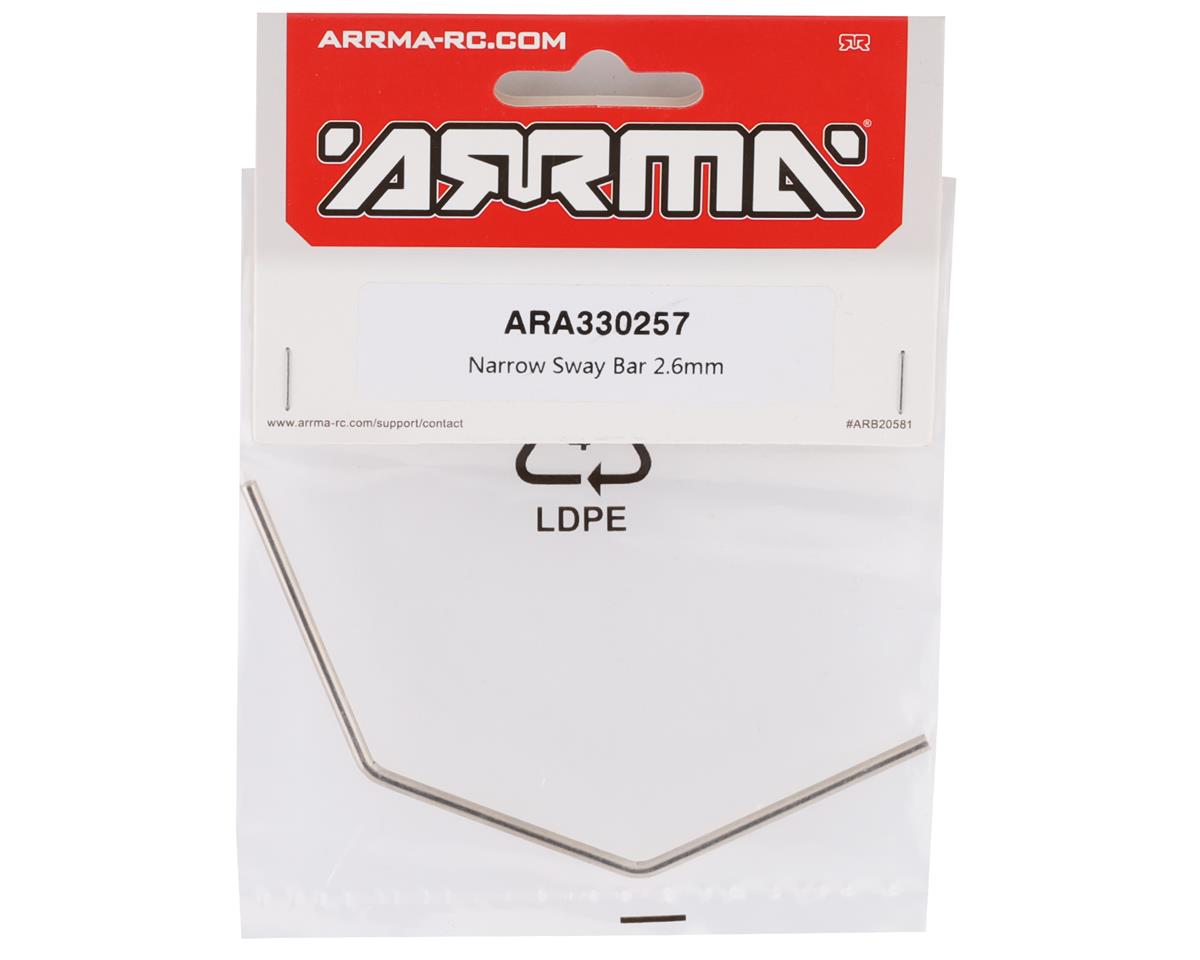 ARA330257 Arrma Narrow Sway Bar, 2.6mm, AR330257 ARRMA