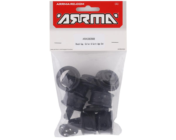 ARA330568 Arrma Shock Cap, Collar & Cartridge Set, 8S BLX, ARA330568