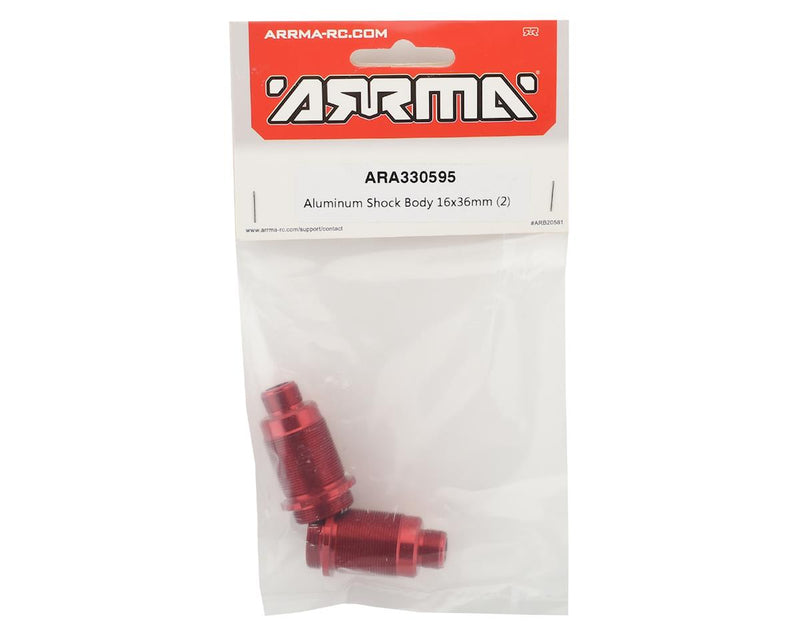 ARA330595 Arrma Aluminum Shock Body 16X36mm, 2pcs, AR330595