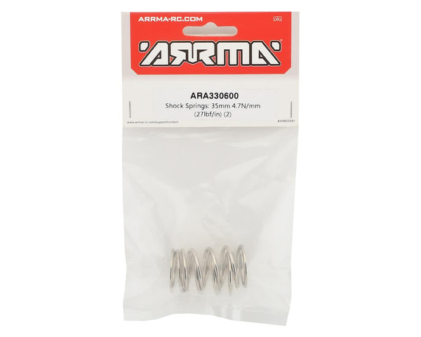 ARA330600 Arrma Shock Springs, 35mm 4.7n/mm, 2pcs, AR330600