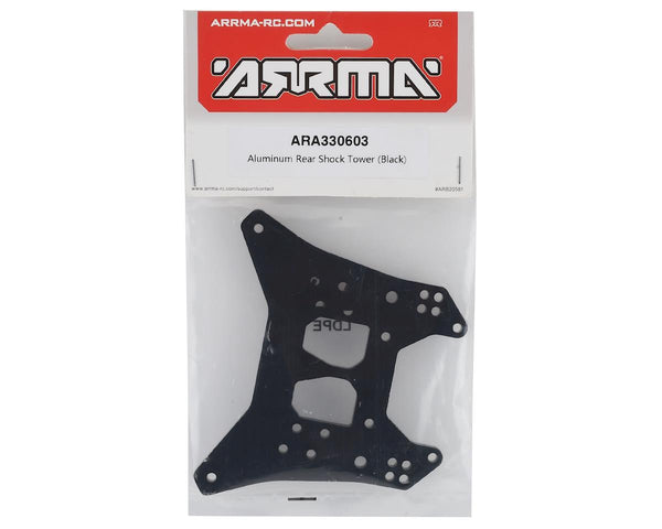 ARA330603 Arrma Aluminium Rear Shock Tower, Black, Mojave, AR330603