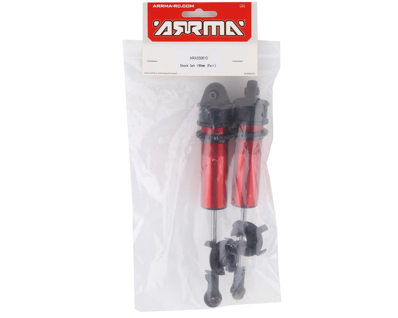 ARA330610 Arrma 190mm Shock Set, 2pcs, 8S BLX, AR330610