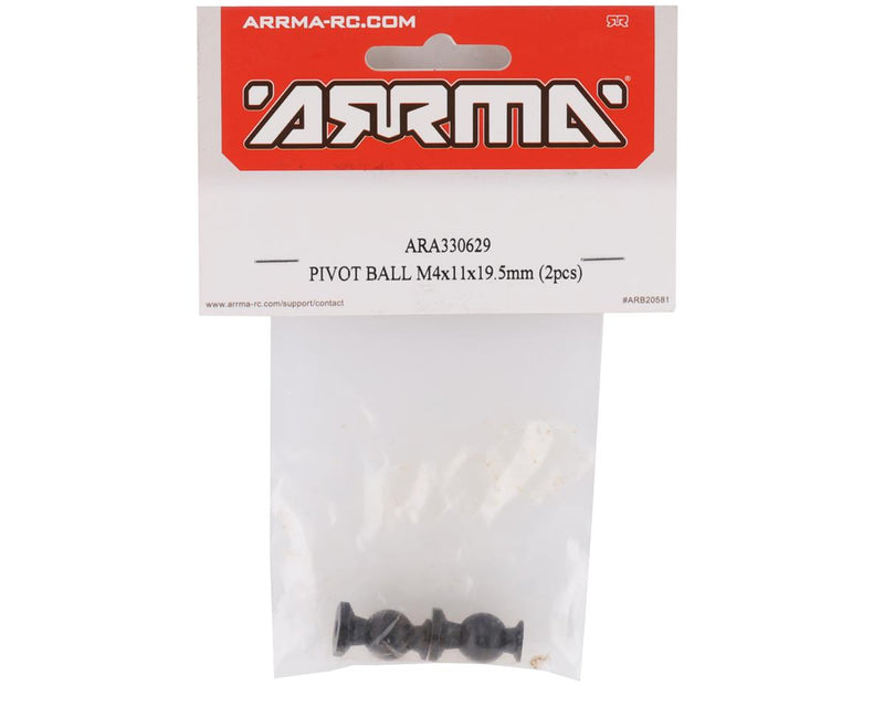 ARA330629 Arrma Pivot Ball, M4x11x19.5mm, 2pcs, 8S BLX, AR330629