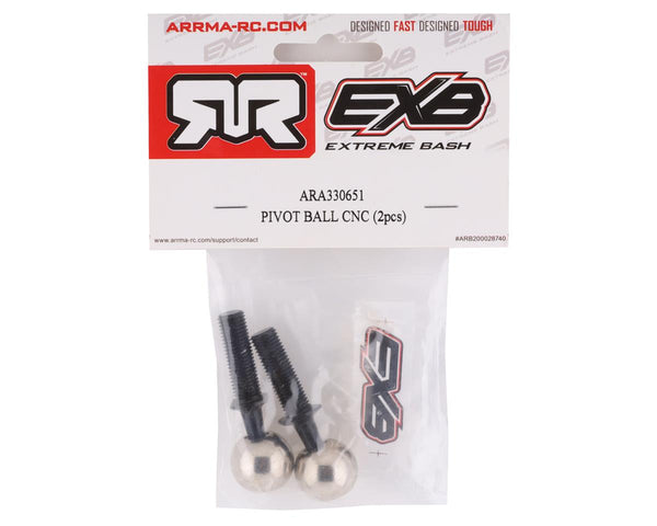 ARA330651 Arrma CNC Pivot Balls, 2pcs, AR330651